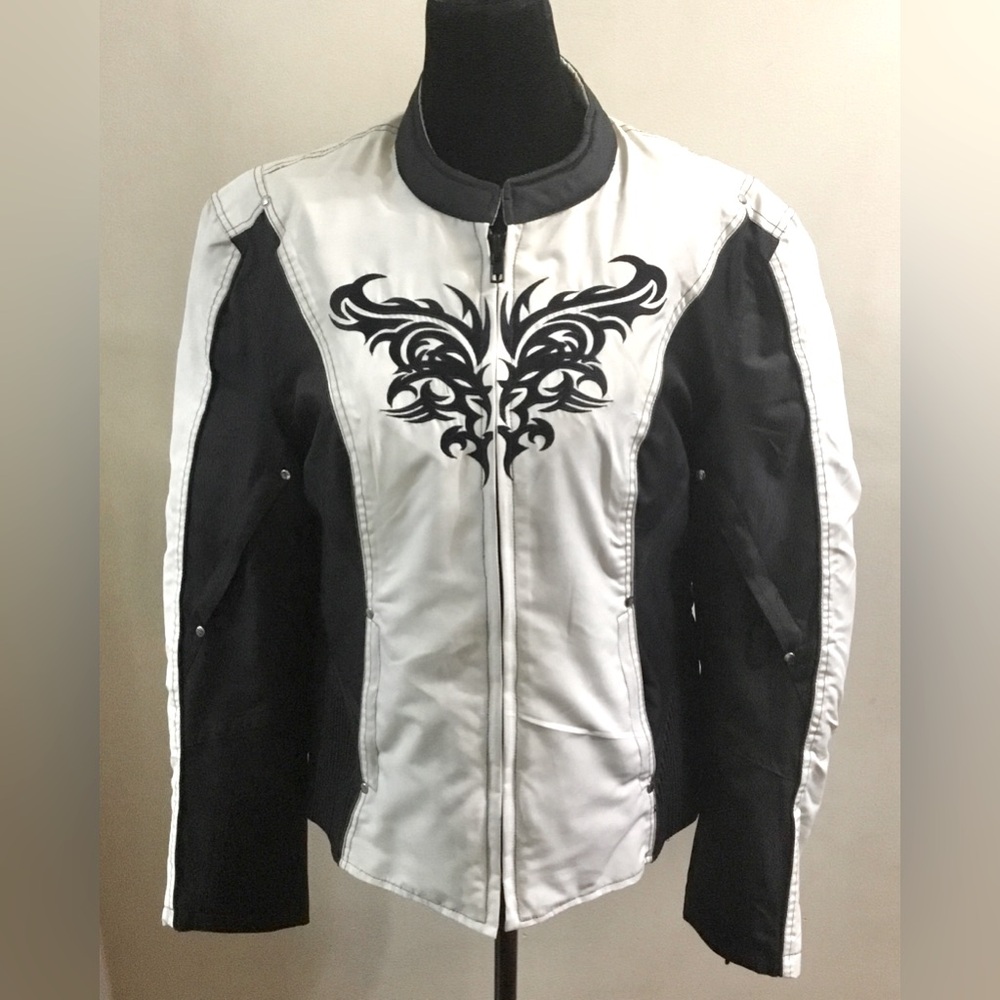 NexGen motorcycle jacket with embroidery